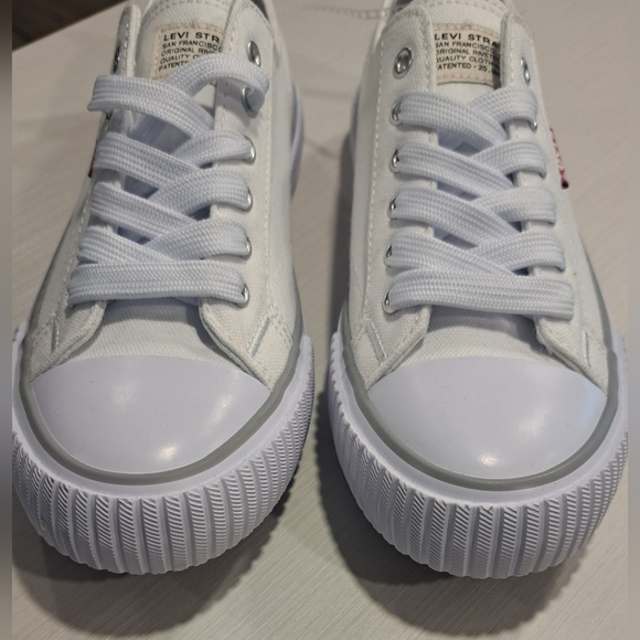 Levi's Kids Anikin Durable Canvas Casual Lowtop Unisex Sneaker Shoes Size 2 - Picture 5 of 8